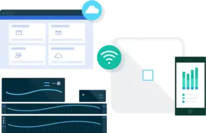 A collection of illustrations representing various Datto products and innovation.