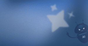 AI robot illustration symbolizing artificial intelligence–driven cyber threats, disruption, and emerging risks for modern businesses.