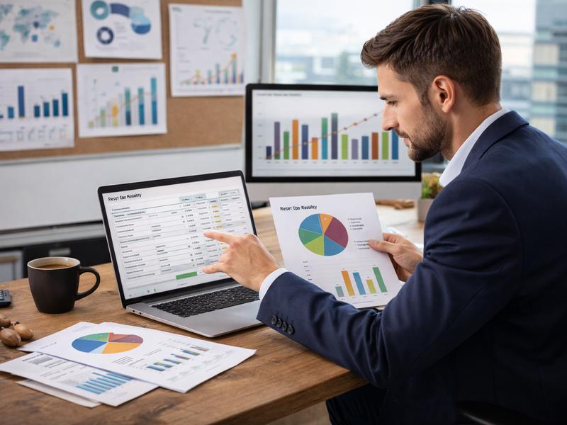 IT decision-maker reviewing technology budgets to prioritize IT spending, cybersecurity investments and infrastructure upgrades.